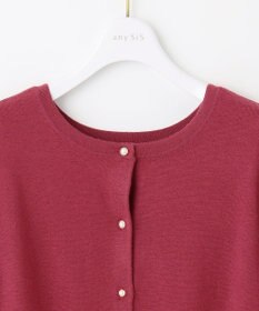 ANY SIS 【前後着用可能】2WAYパフスリーブ カーディガン