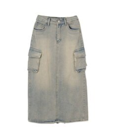 WEGO カーゴデニムスカート