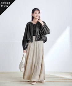 Tiaclasse L 【ふわもち美すふれ・洗える】スカラップカットソー