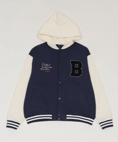 WEGO 【ユニセックス着用ITEM】スウェットフードスタジャン