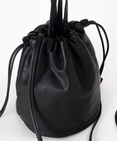 FOLNA RD ソフトレザー2WAY巾着ショルダーバッグ