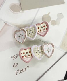 WEGO L2Pモチーフボタンヘアクリップ