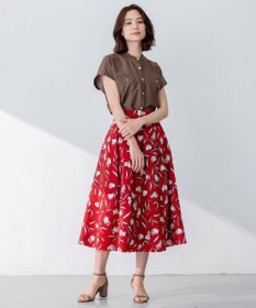 組曲 ディヴェールプリント スカート