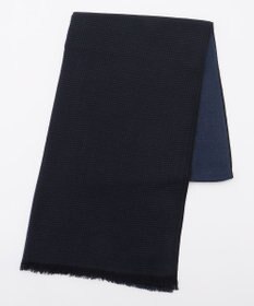 JOSEPH HOMME 柄をアップデート【上質素材】シルクカシミヤ　ブックストール ネイビー系