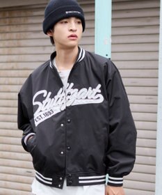 WEGO 【ユニセックス着用ITEM】2WAYフードワッペンスタジャン