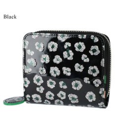tsumori chisato CARRY グリッターフラワー ラウンドファスナー 2つ折り財布