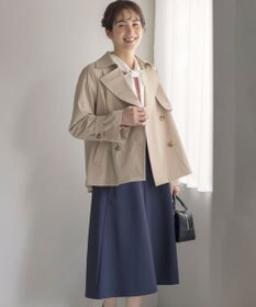 組曲 【WEB限定】コットンライクツイル ショートトレンチコート
