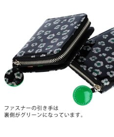 tsumori chisato CARRY グリッターフラワー ラウンドファスナー 2つ折り財布