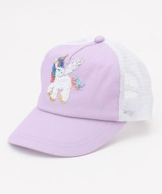 ANY KIDS スパンコール メッシュ キャップ