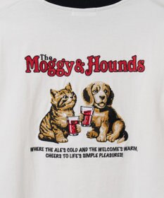 WEGO モチーフ刺繍リンガーT