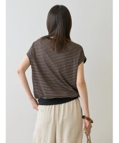 AMERICAN HOLIC 接触冷感フレンチスリーブニットプルオーバー