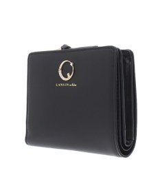 LANVIN en Bleu ルナ Lファスナー二つ折り財布