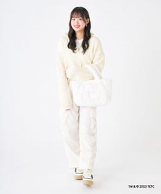 MOONBAT Care Bears(ケアベア) フェイクファーバッグ A4サイズ 手洗い可能