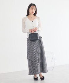 earth music&ecology シアーリブカーディガン