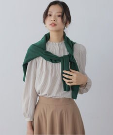 組曲 S ライトデシンフリル襟 ブラウス