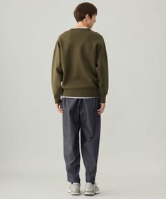 UNFILO MENS 【新色追加】スウェットライク クルーニット [24年秋冬商品]