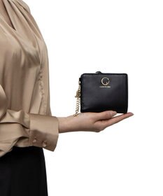 LANVIN en Bleu ルナ Lファスナー二つ折り財布