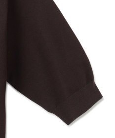 23区 S 【洗える】ヴィスコースストレッチ パフスリーブ ニットワンピース