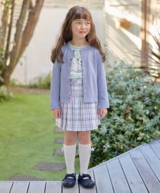 ANY KIDS スナップボタン フレンチ カーディガン