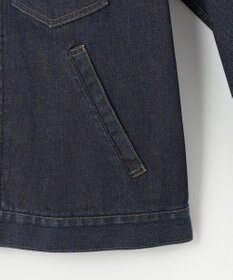 JOSEPH ABBOUD 【軽量/ストレッチ/JAPANファブリック/きれいめ】コーテッドストレッチデニム ジャケット