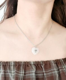 WEGO Lクロスハートネックレス