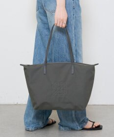 russet ＜390g/撥水性あり＞天ファスナー付きコーデュラナイロントートバッグ(CE-1560)