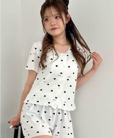 WEGO 総柄セットアップルームウェア