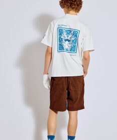 PW CIRCULUS 【吸水速乾 / UV遮蔽率99.5% UVカット / ストレッチ】【MEN】アニマルグラフィックモックT ゴルフ