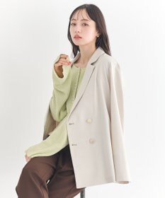 earth music&ecology 【予約】リブクロップドカーディガン