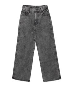 WEGO 【新色追加/美脚/XSSMLサイズ展開】ストレートデニムパンツ