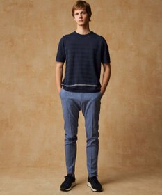 JOSEPH ABBOUD 【エコ素材/軽量/通気性/速乾性】ペーパーヤーンニット Ｔシャツ