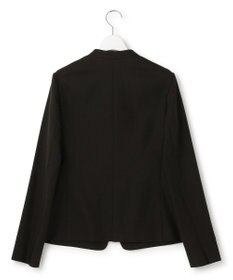 23区 L 【洗える/セットアップ対応】アイアスマットストレッチ ノーカラー ジャケット