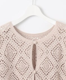 J.PRESS LADIES 【洗える】クロッシェ ニット