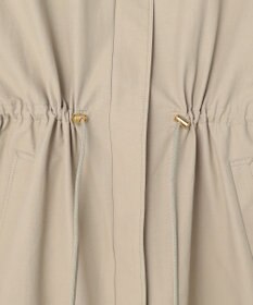 自由区 S コットンナイロンタッサースタンドカラー コート