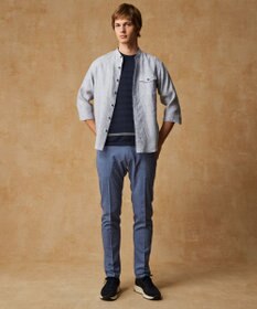 JOSEPH ABBOUD 【エコ素材/軽量/通気性/速乾性】ペーパーヤーンニット Ｔシャツ