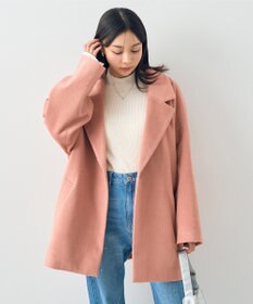 earth music&ecology オーバーテーラードジャケット　シャギー