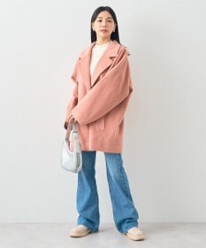 earth music&ecology オーバーテーラードジャケット　シャギー