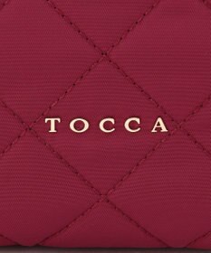 TOCCA TRACE PAVE FASTENER TOTE ナイロンキルトバッグ