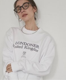 WEGO 【ANGIE VINTAGE】カレッジロゴスウェット