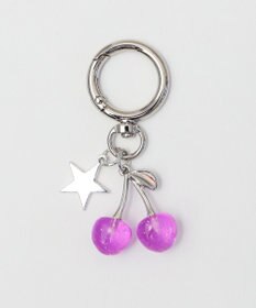 WEGO カラークリアチェリーキーホルダー