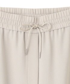 ICB 【WEB限定・洗える】BackSatinGeorgette ドロストパンツ