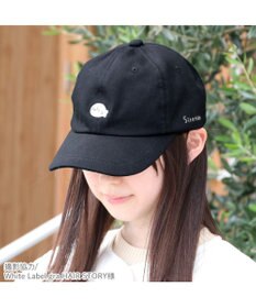 Mother garden しろたん 刺繍キャップ 《黒》 フリーサイズ