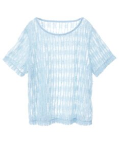 AMERICAN HOLIC チュールフリンジシアーＴシャツ