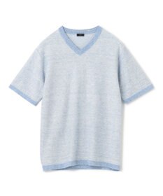 JOSEPH HOMME リネンヘリンボン　Vネックニット