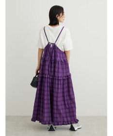 Green Parks ・Ｐｅｔｉｔ　Ｆｌｅｕｒ　フリルティアードキャミワンピ