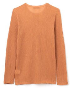 UNFILO シアーリブ ニットカーディガン