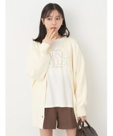 earth music&ecology やわらかタッチミドル丈カーディガン