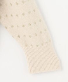 自由区 L ウールジャカードラメ ニット