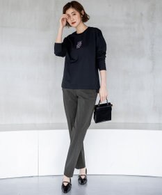 23区 L 【撥水加工/洗える】ドライ2WAYストレッチ テーパード パンツ