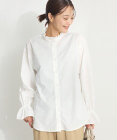 CRAFT STANDARD BOUTIQUE スタンドフリルブラウス